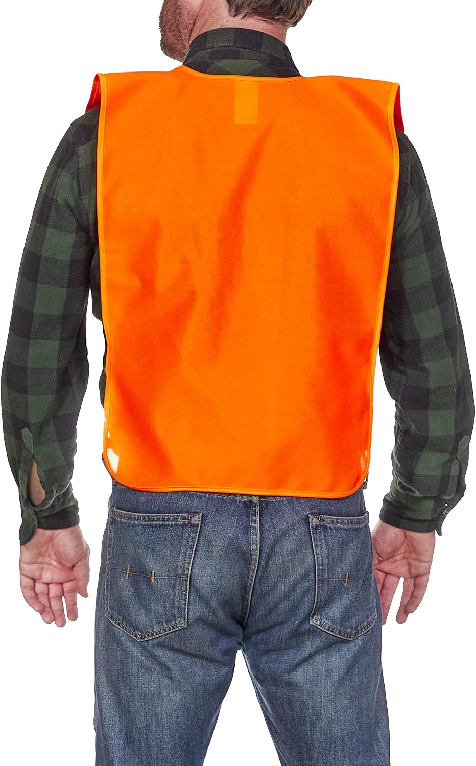 Allen Company Adult Blaze Orange Hunting Vest with a Hook and Loop Closure-High-Visibility Saftey Gear for Men and Women