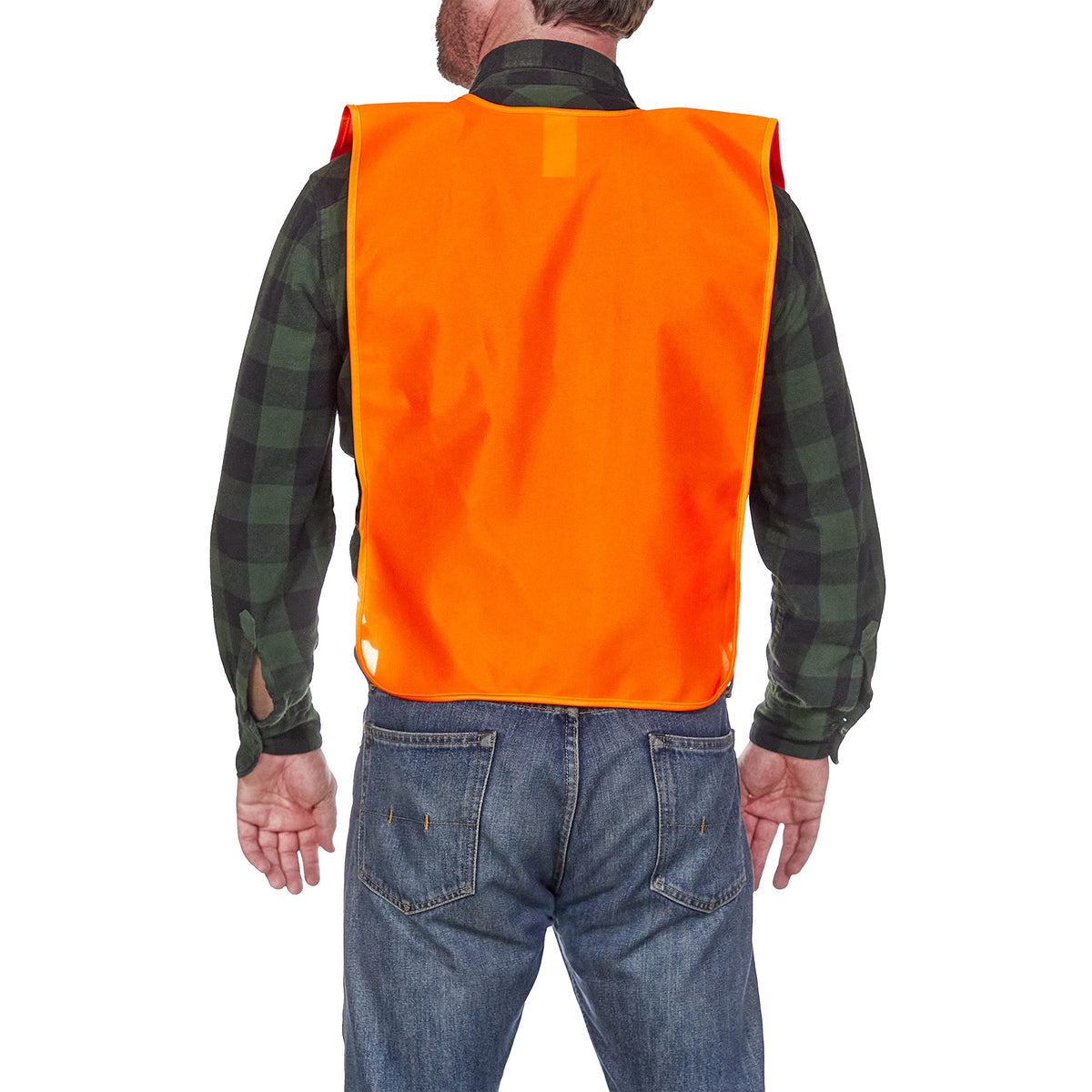 Allen Company Adult Blaze Orange Hunting Vest with a Hook and Loop Closure-High-Visibility Saftey Gear for Men and Women
