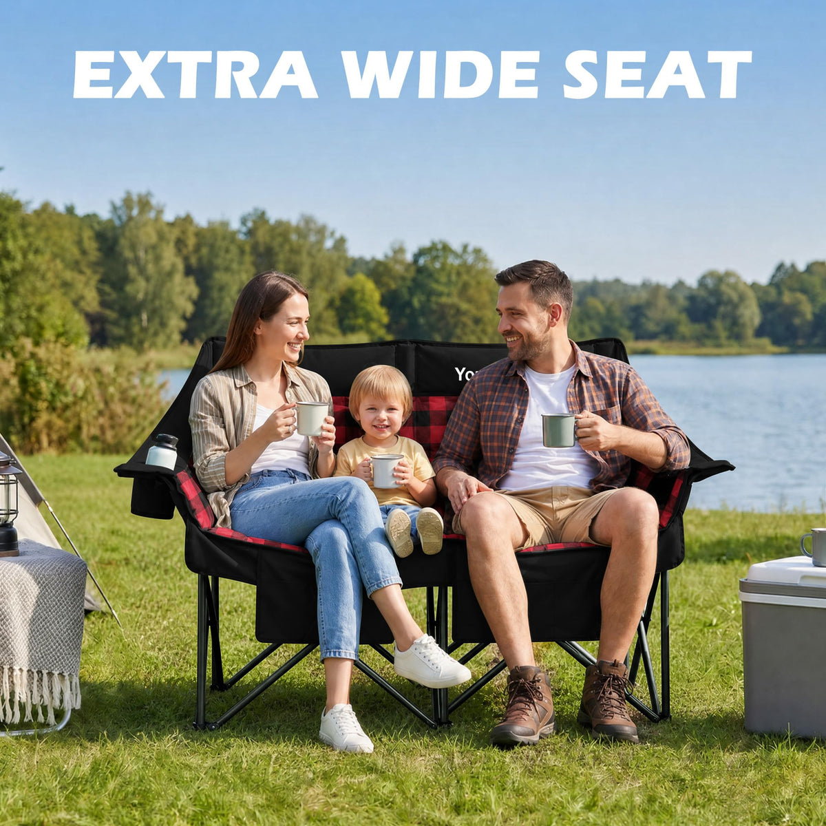 Youtanic Oversized Camping Chair, Portable Folding Camping Chairs