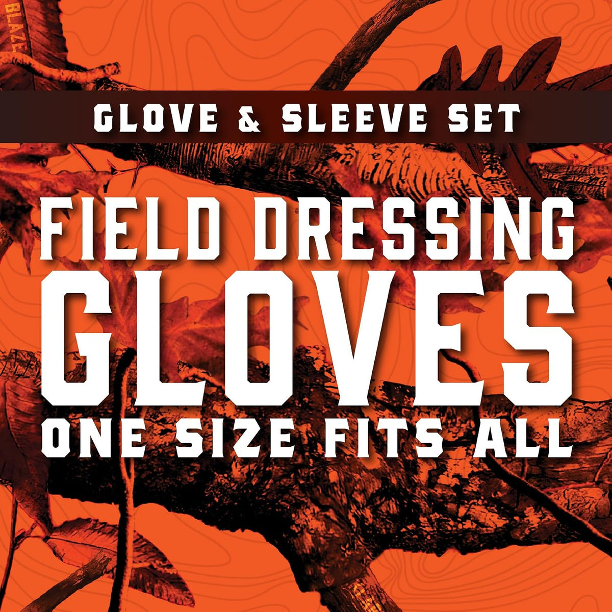 Field & Deer Gutting Dressing Gloves, Elk Hunting Gloves, Long Length, 10Pk