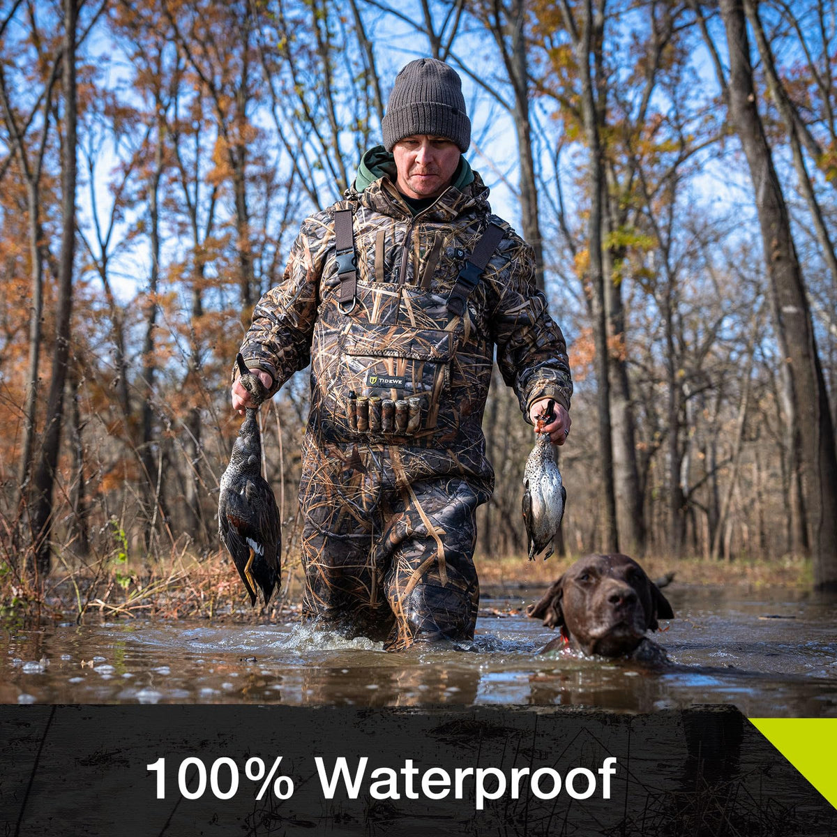 TIDEWE Chest Hunting Waders for Men, Waterproof Neoprene Waders