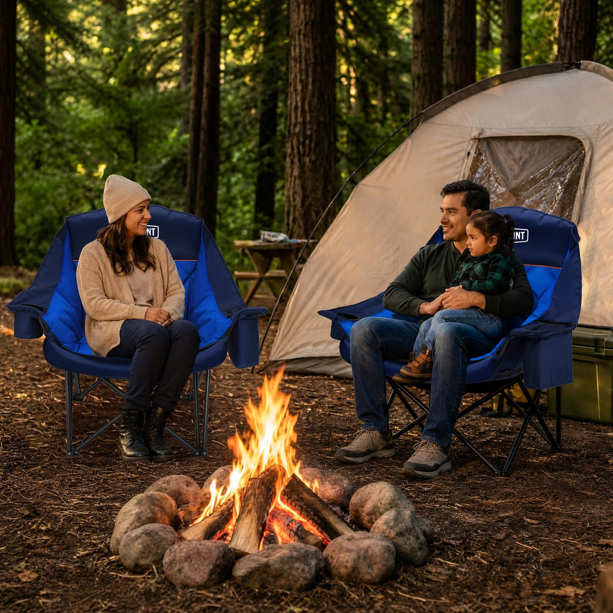 Overmont Oversized XL Camping Chair for Adults 500 lb Support