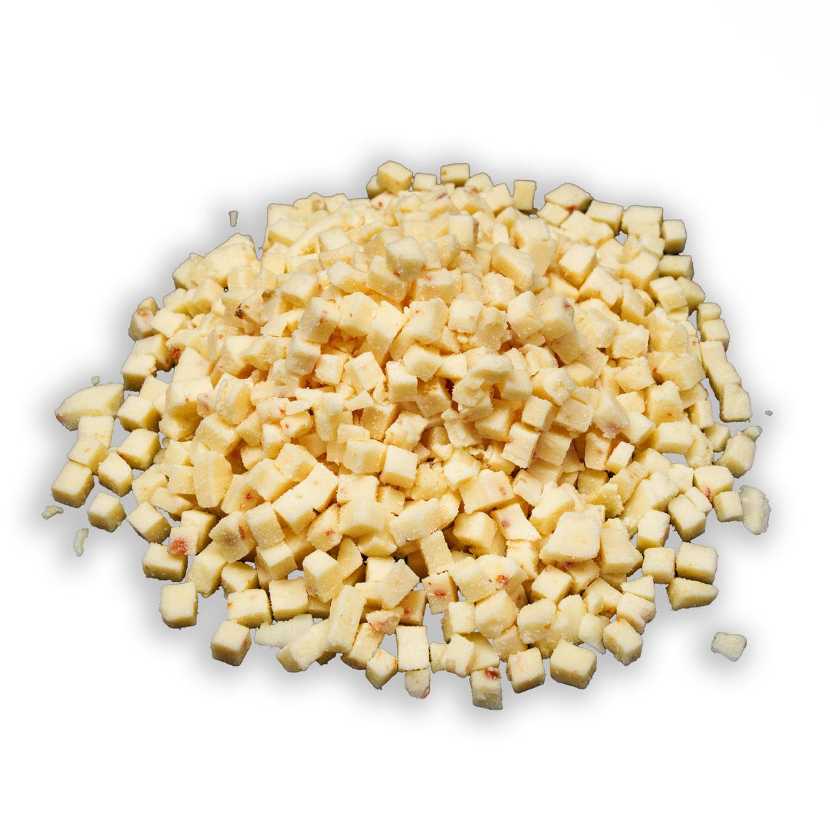Bearded Butchers High-Temp Cheddar Cheese 2.5 lbs – Shelf-Stable 1/4" Cubes for Up to 25 lbs of Meat, 400°F High-Temperature Cheese – Ideal for Sausage Making, Brats, Snack Sticks, Burgers, and More