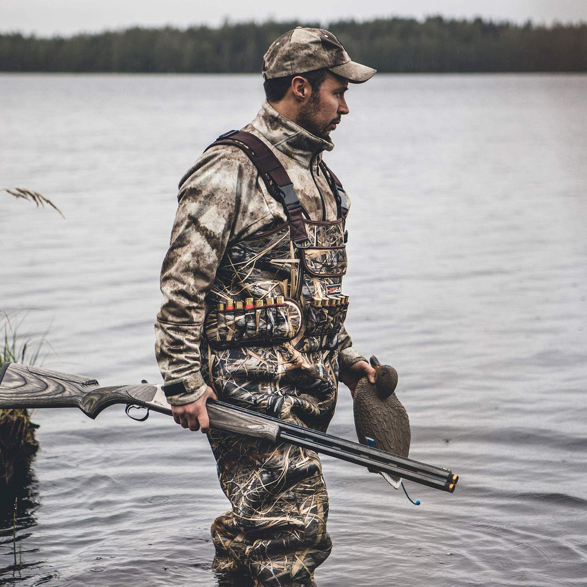 HISEA Hunting Waders for Men 600G Insulated Neoprene Chest Wader Waterproof