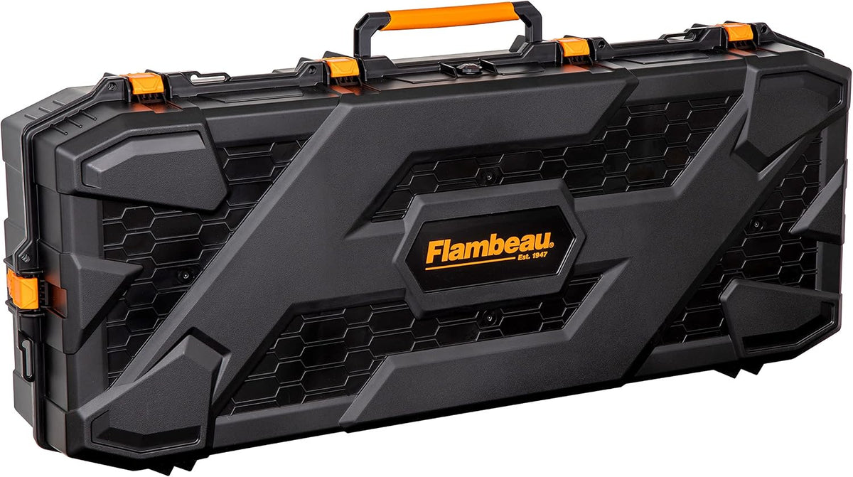 Flambeau Outdoors Formula Bow Case - Features A.B.S. Foamless Bow Security System, Free-Floats Critical Precision Components, Fits 43" Overall Length Bows, Black