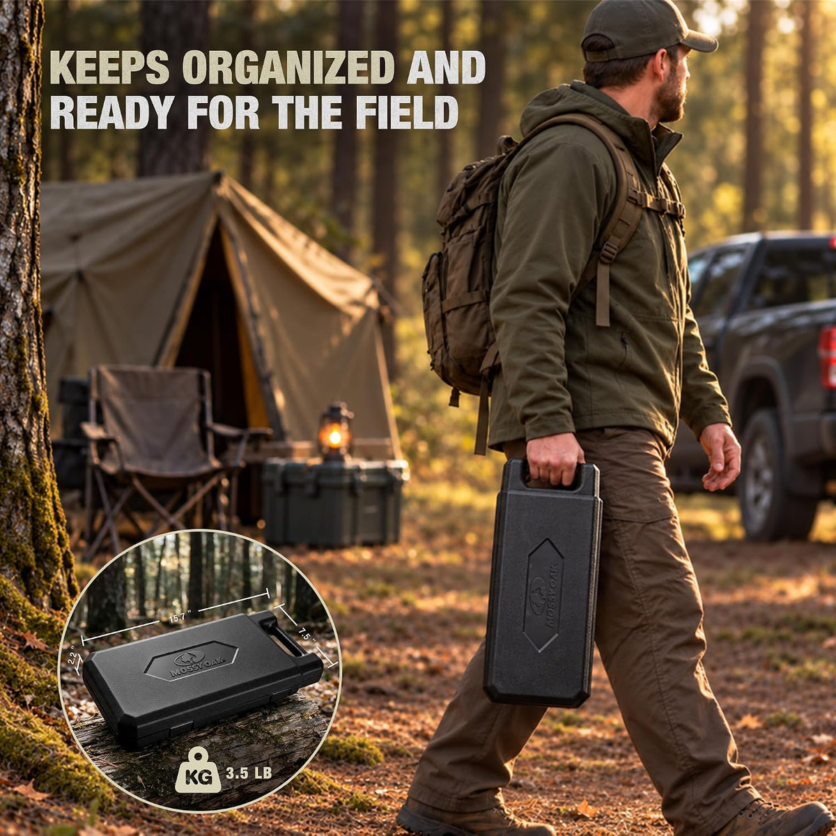 Mossy Oak Field Dressing Kit Hunting Deer Knife Set (8-Piece)