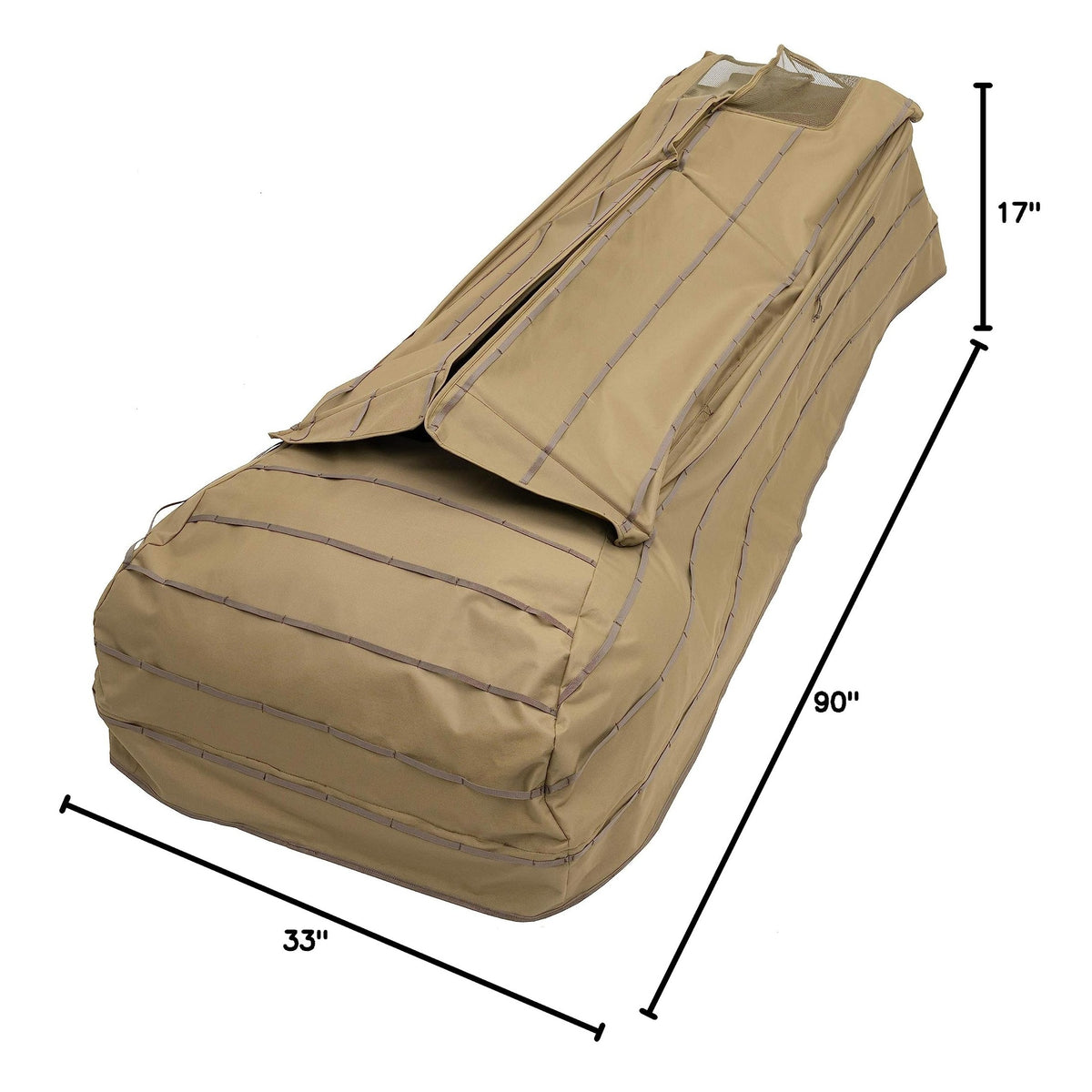 ALPS OutdoorZ Legend Layout Blind - Hunting Blind, Zero-Gravity Chair Design, Waterproof Floor, Mesh Face Screen, Rear Zippered Door, and Backpack Carry Straps with Optional Snow Cover Accessory