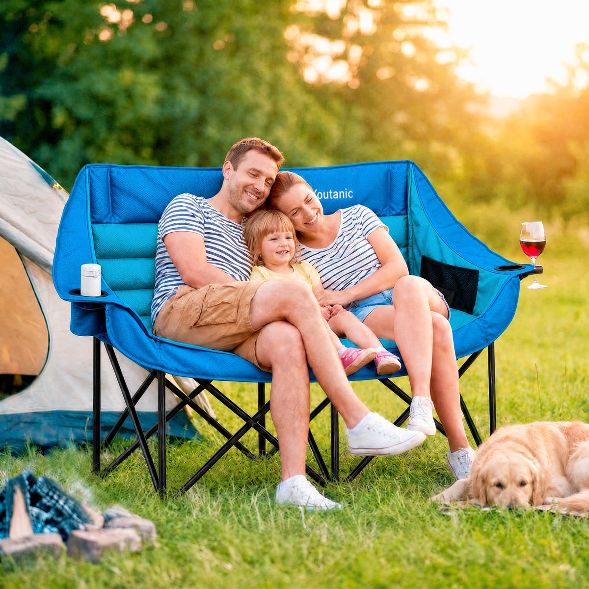 Youtanic Oversized Camping Chair, Portable Folding Camping Chairs