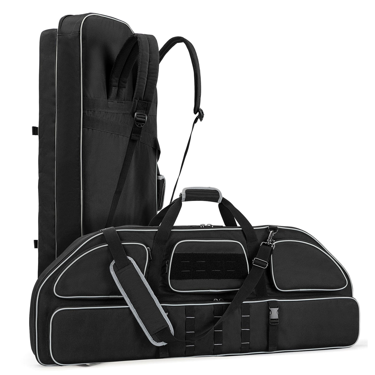 Soft Bow Case, Compound Bow Bag with Arrow Pocket