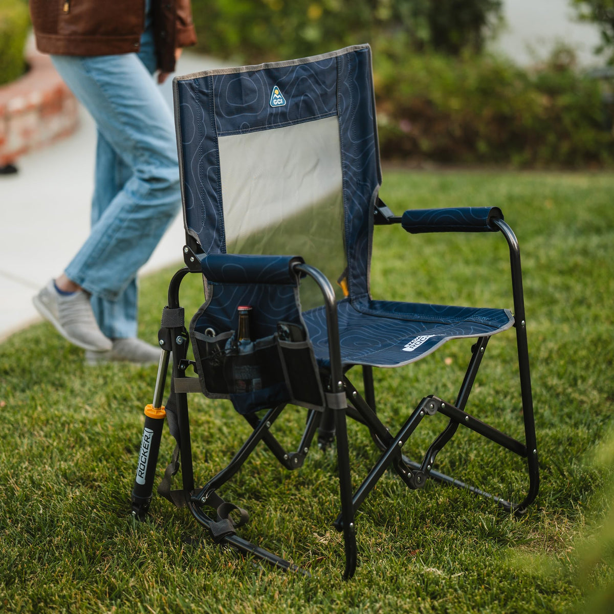 GCI Outdoor Stowaway Rocker - Hunter Topo
