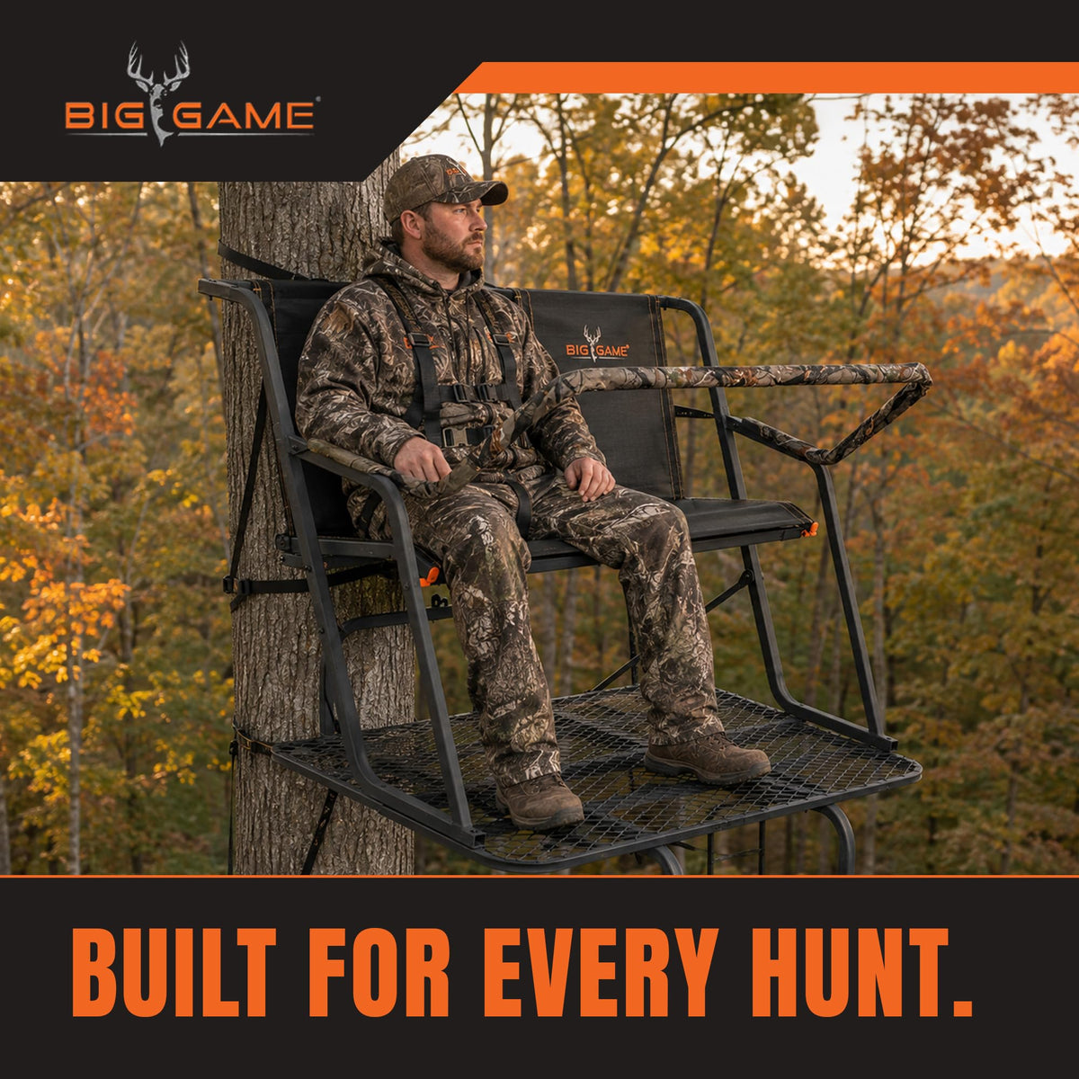 BIG GAME Ladder Tree/Tripod Stand for Hunting Deer