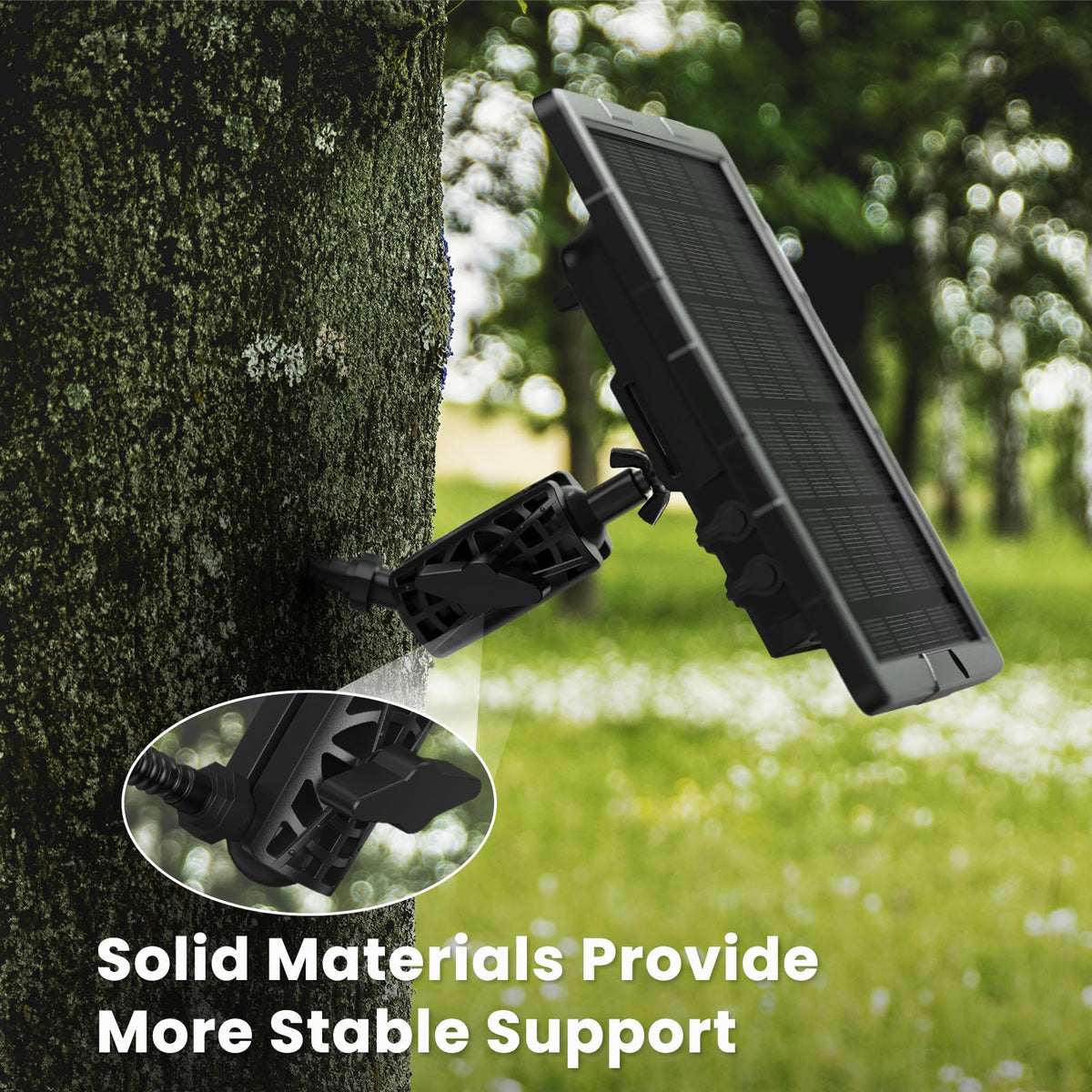Adjustable Trail Camera Tree Mount: Game & Hunting Camera Outdoor Mounting Bracket Holder with Double 360° Swivel Tilt Ball Joints, 4 Pack