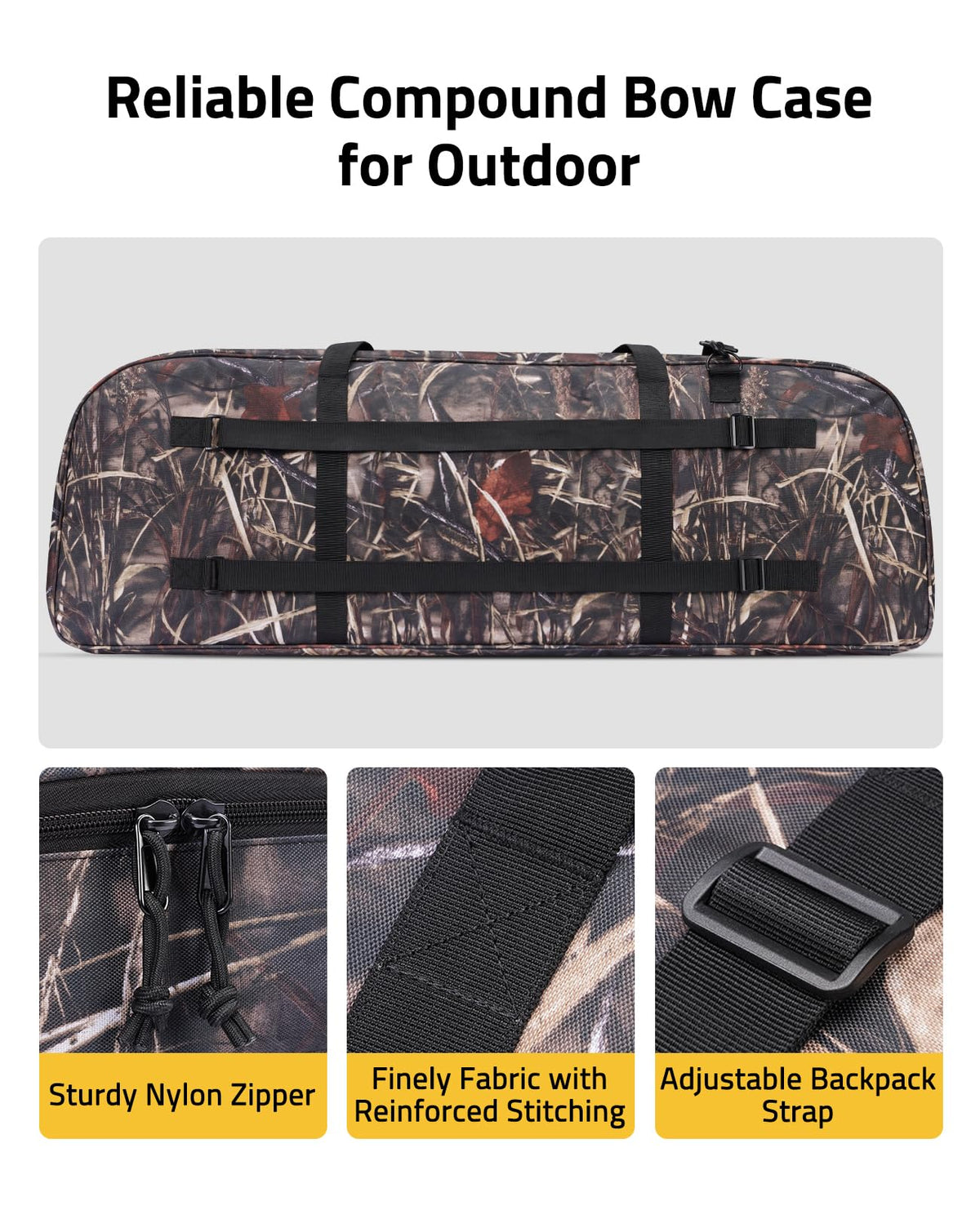 CVLIFE Soft Compound Bow Case, Archery Bag for Bow Gear Storage