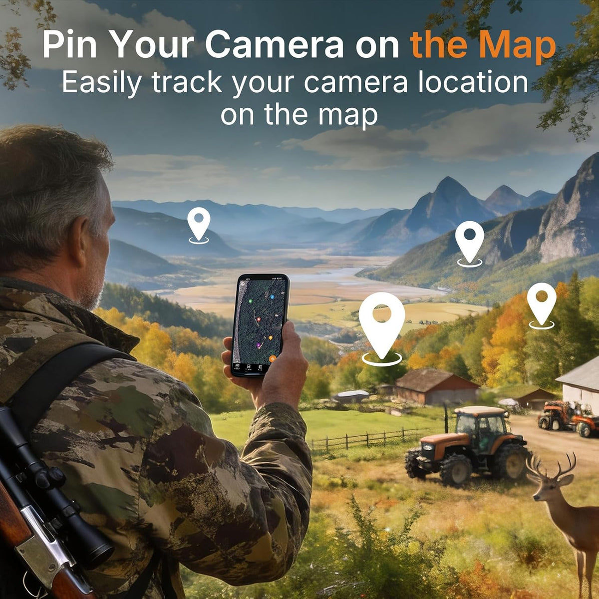 GardePro E6 WiFi Trail Camera, Stable WiFi with External Antenna
