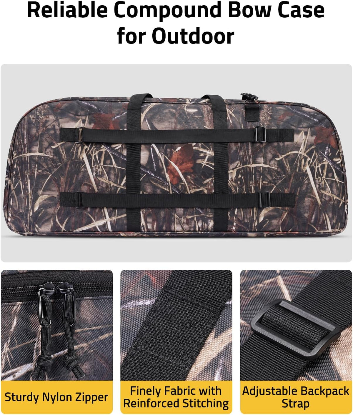 CVLIFE Soft Compound Bow Case, Archery Bag for Bow Gear Storage
