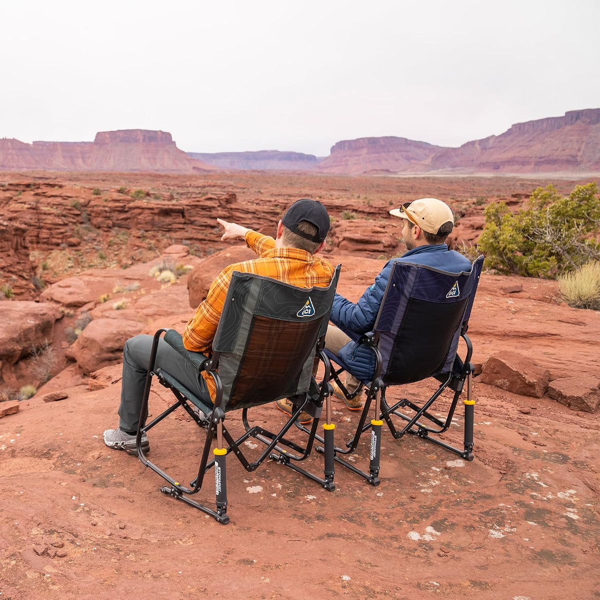 GCI Outdoor Stowaway Rocker - Hunter Topo