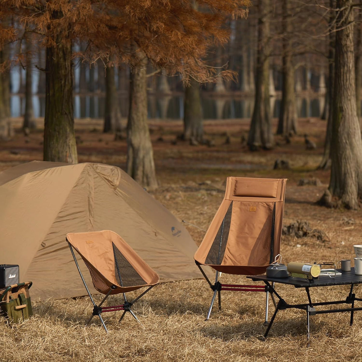 Naturehike YL08 Ultralight Camping Chair — Only 2.12 LBS, Anti-Sinking Feet