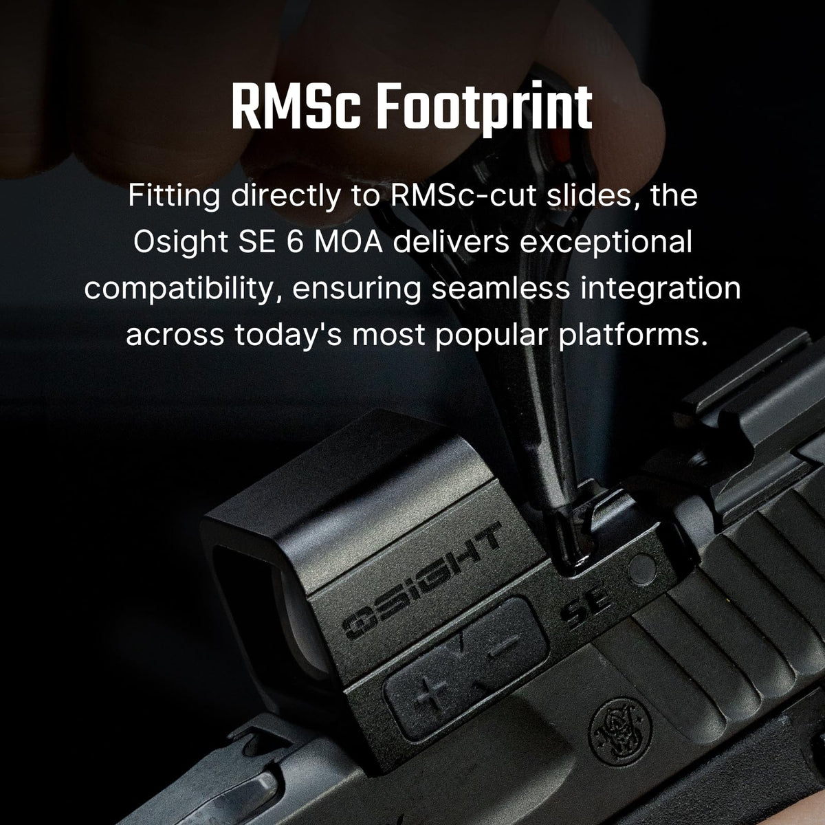 OSIGHT SE Enclosed Red/Green Dot, 2 & 32 MOA Multi-Reticle or 6 MOA Dot