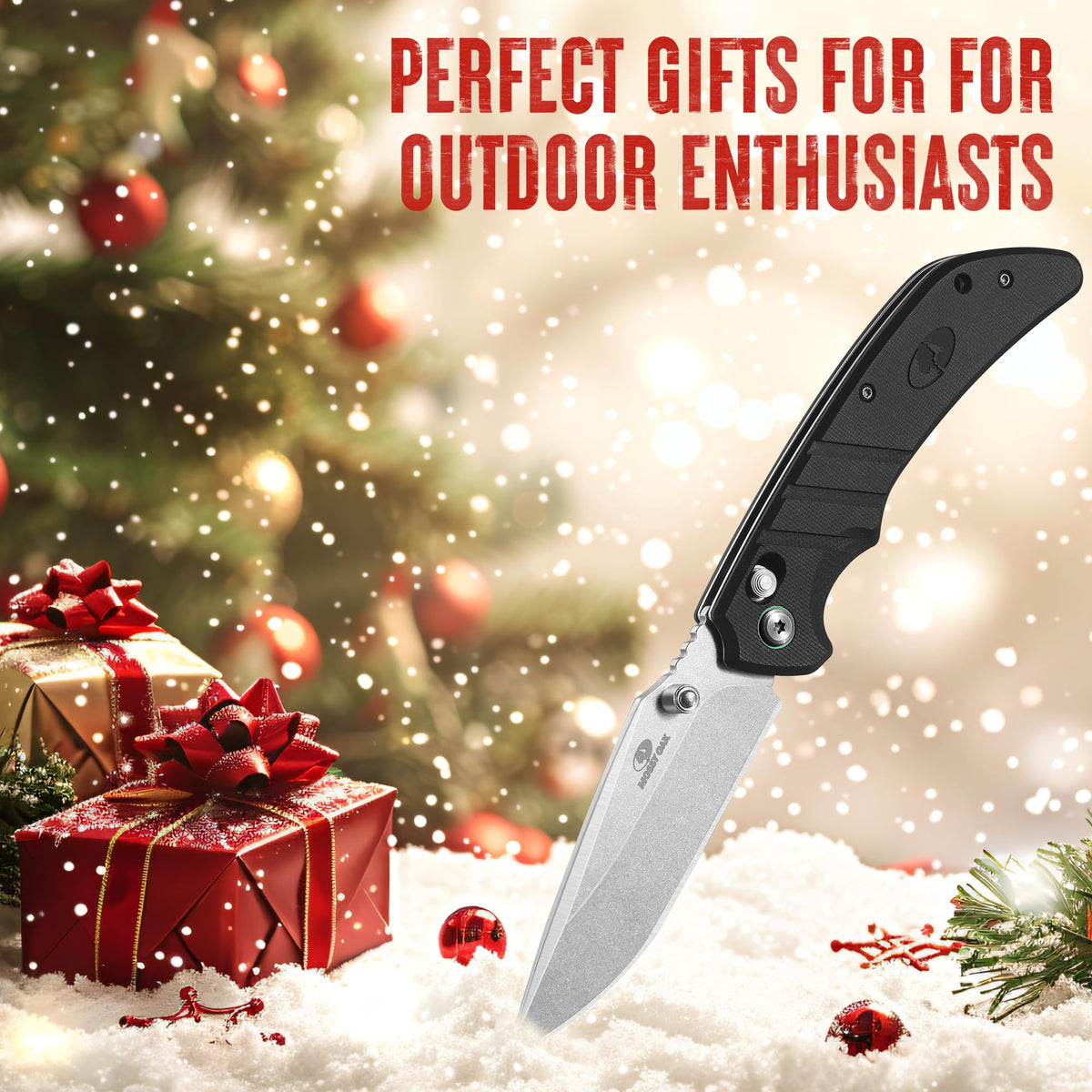 Mossy Oak Folding Pocket Knife, 4" Stonewash Stainless Steel Blade