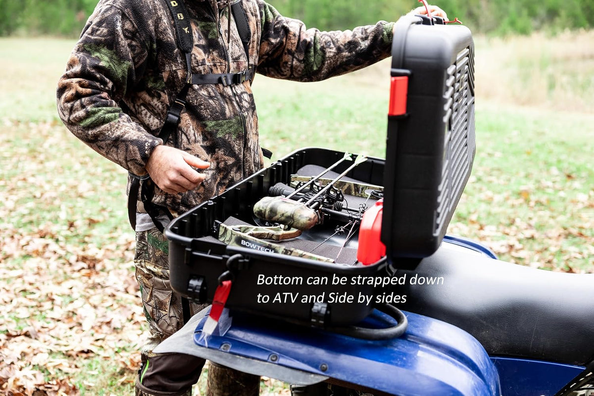 MTM Traveler Compound Bow Case with Wheels, Up to 44”- Hard Shell Bow Case
