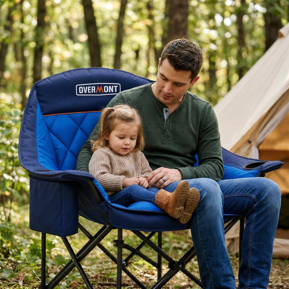 Overmont Oversized XL Camping Chair for Adults 500 lb Support