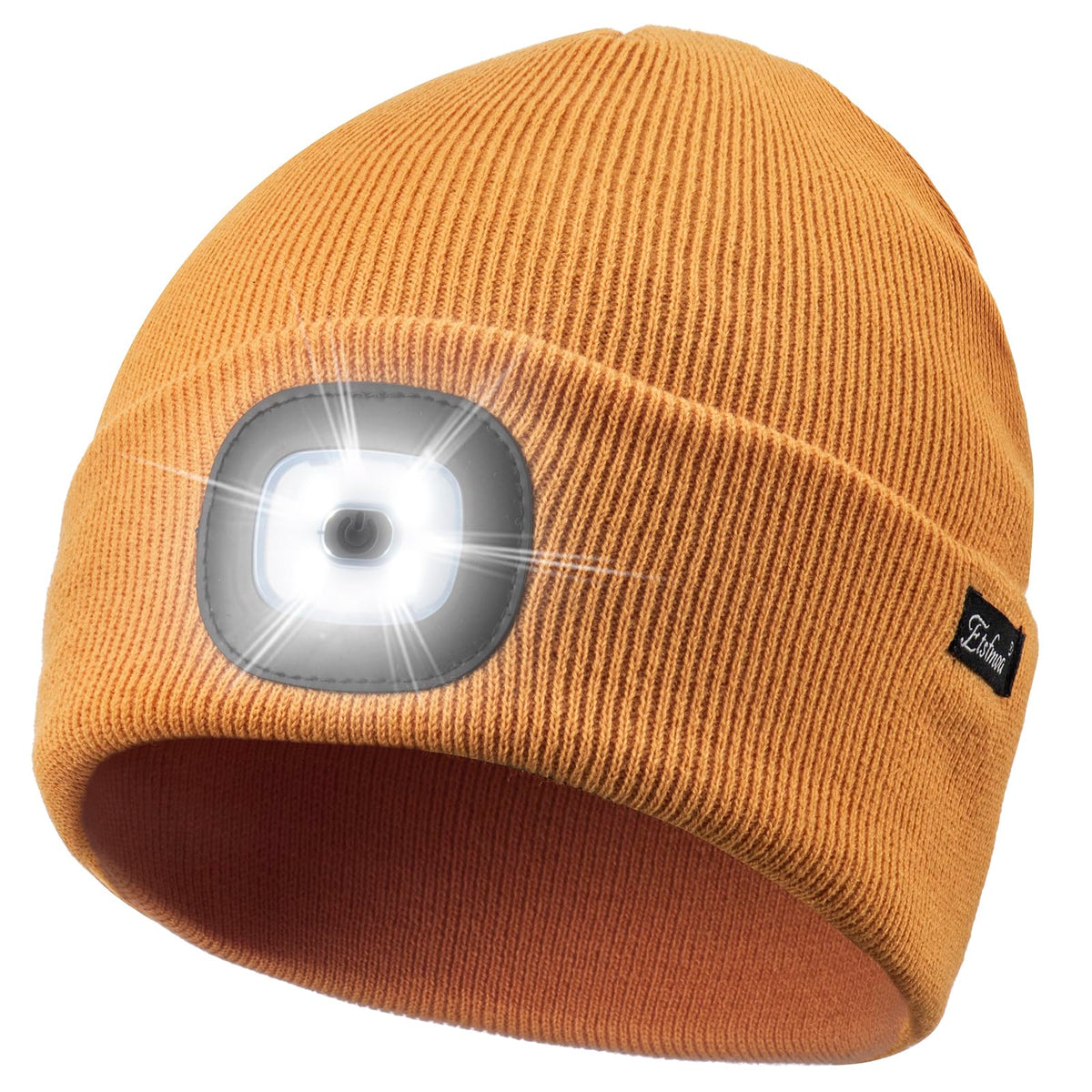 Etsfmoa Unisex Beanie with The Light, Gifts for Men Dad Father Winter Caps