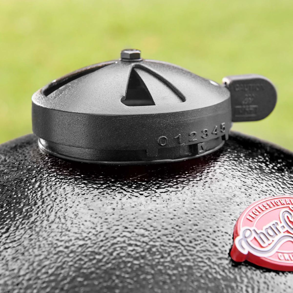 Char-Griller AKORN Jr. Portable Kamado Charcoal Grill and Smoker, Triple-Wall Insulated Steel with Cast Iron Grates and Locking Lid, 155 Sq. In. Cooking Area, Ash