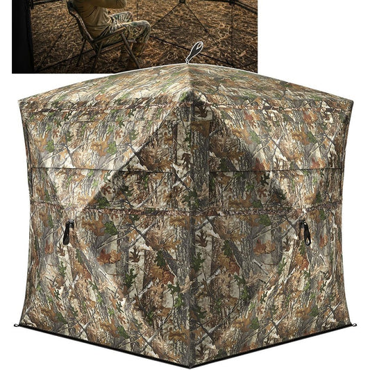 TIDEWE Hunting Blind, 270°/360° See Through Ground Blind
