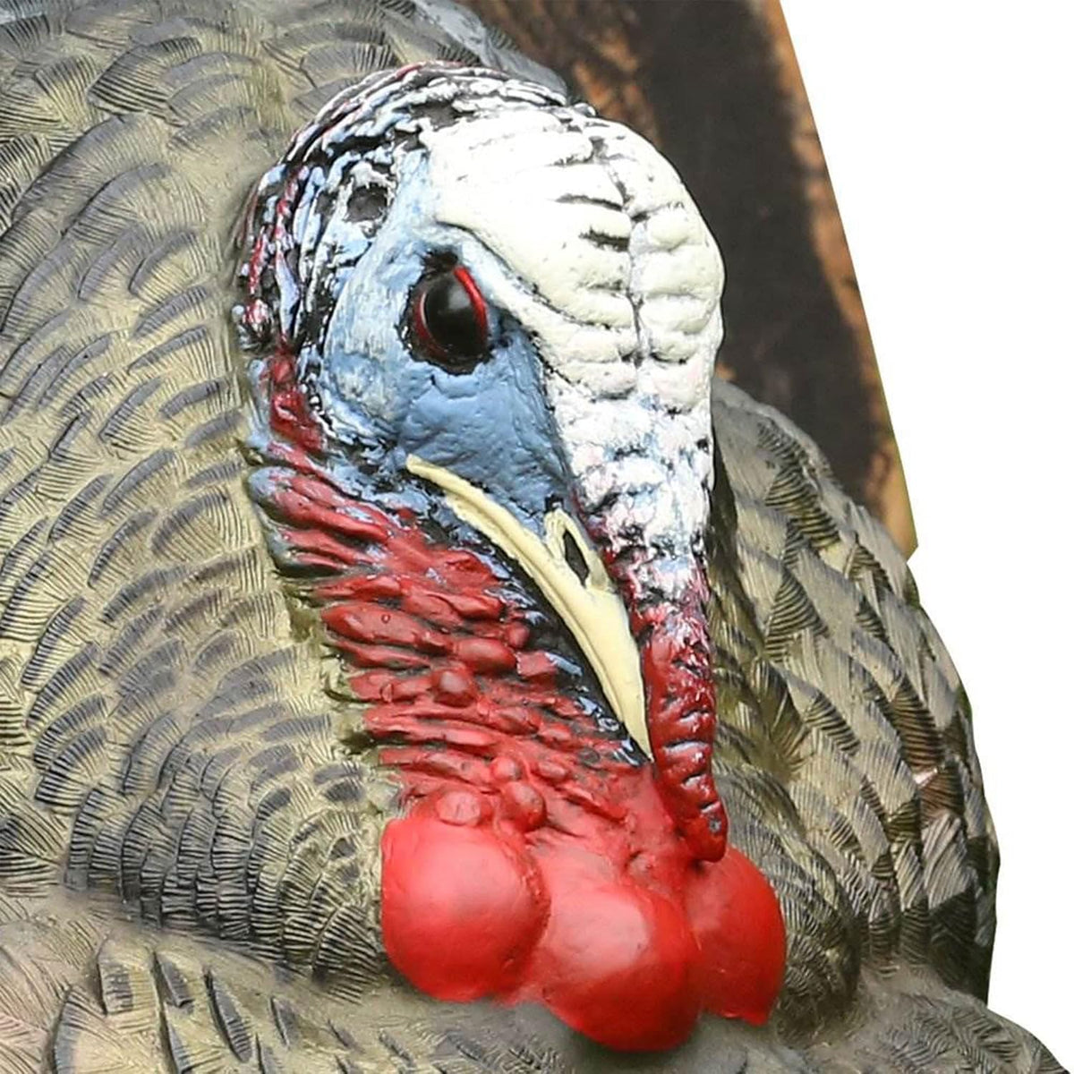 Avian-X LCD Strutter Durable Realistic Lifelike Collapsible Standing Hunting Folding Turkey Decoy with Carry Bag & Stake, AVX8004