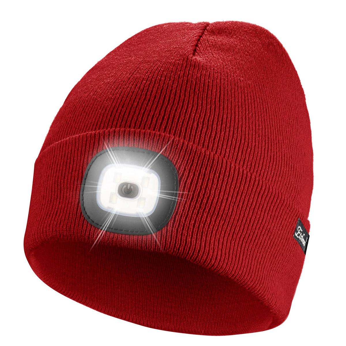 Etsfmoa Unisex Beanie with The Light, Gifts for Men Dad Father Winter Caps
