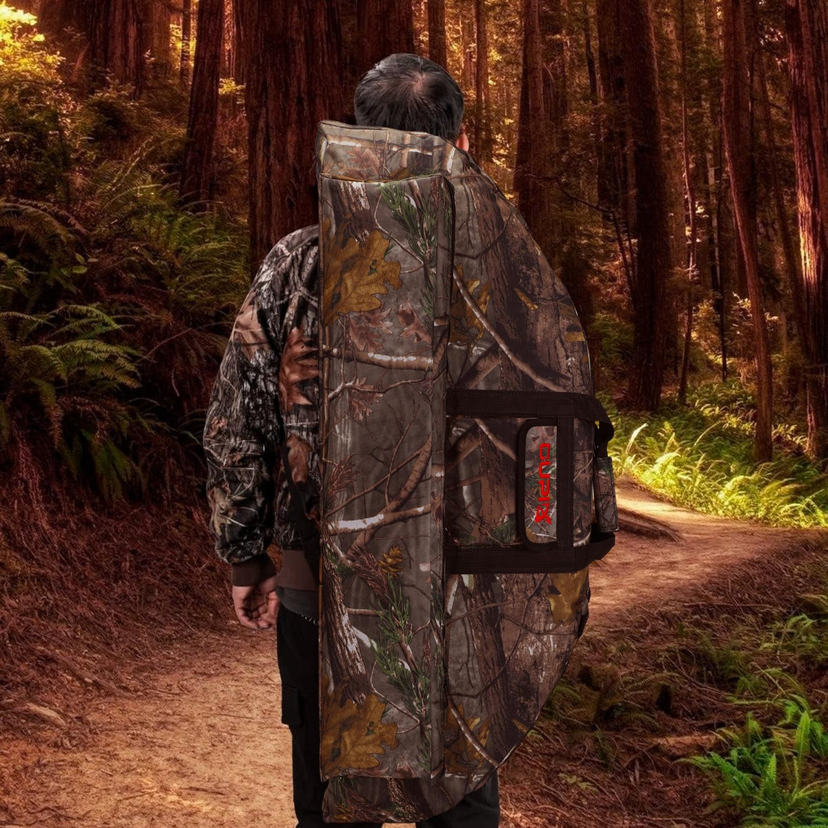 Compound Bow Case Soft Light-Weight Bow Bag with Arrow Pocket and Backpack Straps