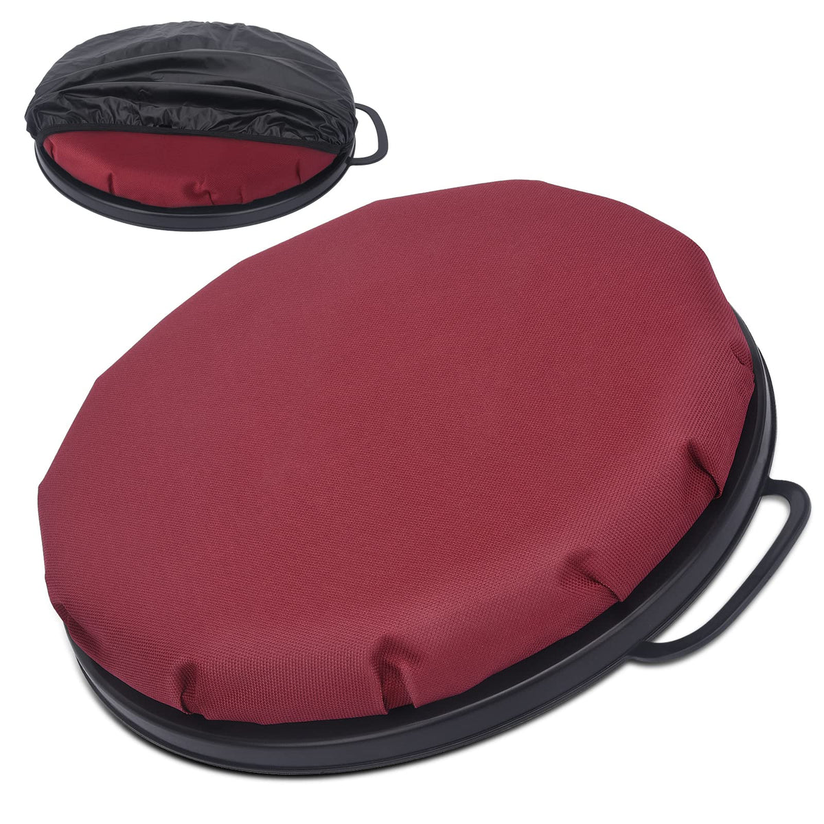 WarBull 5 Gallon Bucket Seat, 360-Degree Swivel Seat Foam Cushion Bucket Seat Lid with Waterproof Cover for Dove Duck Hunting, Fishing, Baseball, Gardening and Camping