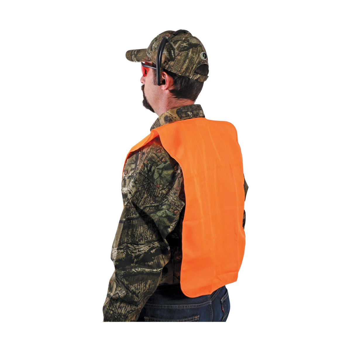Allen Company Adult Blaze Orange Hunting Vest with a Hook and Loop Closure-High-Visibility Saftey Gear for Men and Women