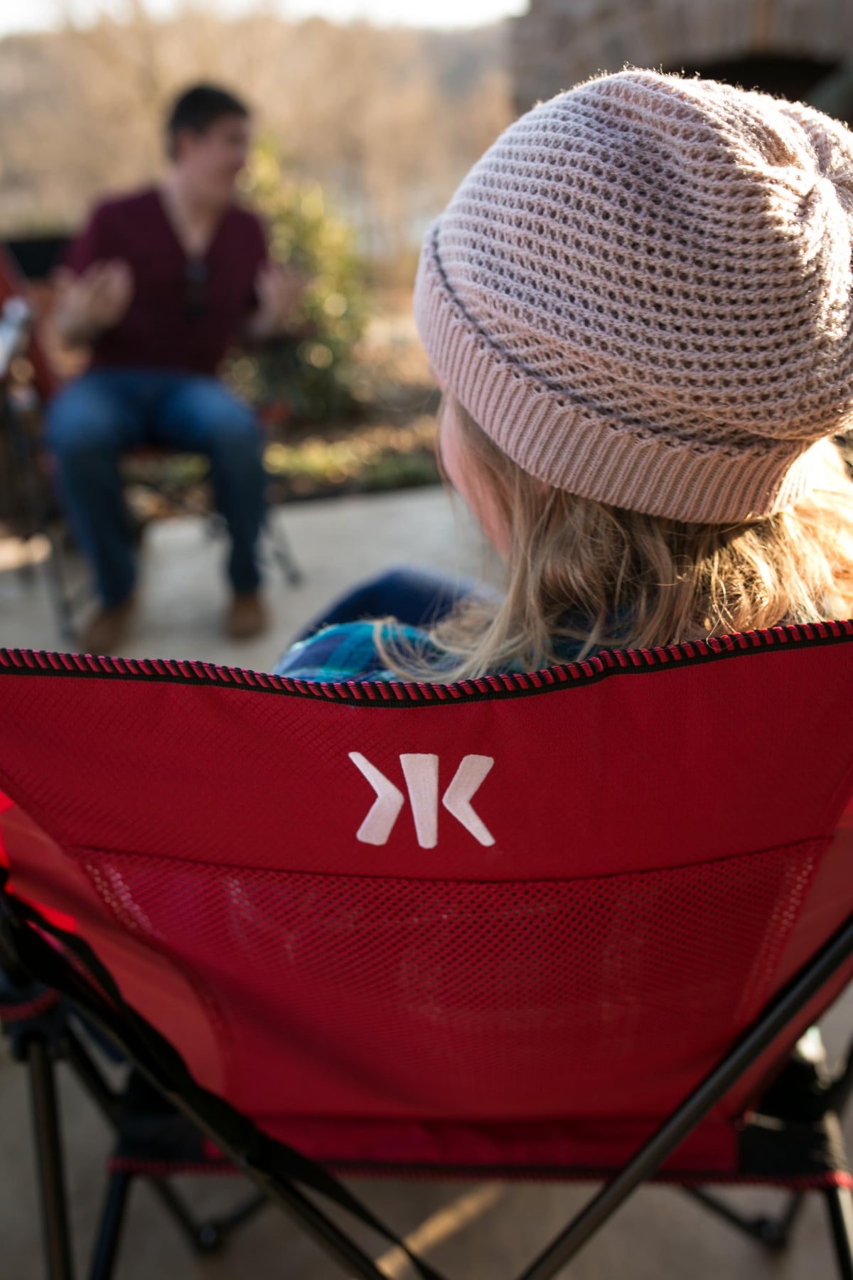 Kijaro Dual Lock Chair Color: Victoria Desert Orange