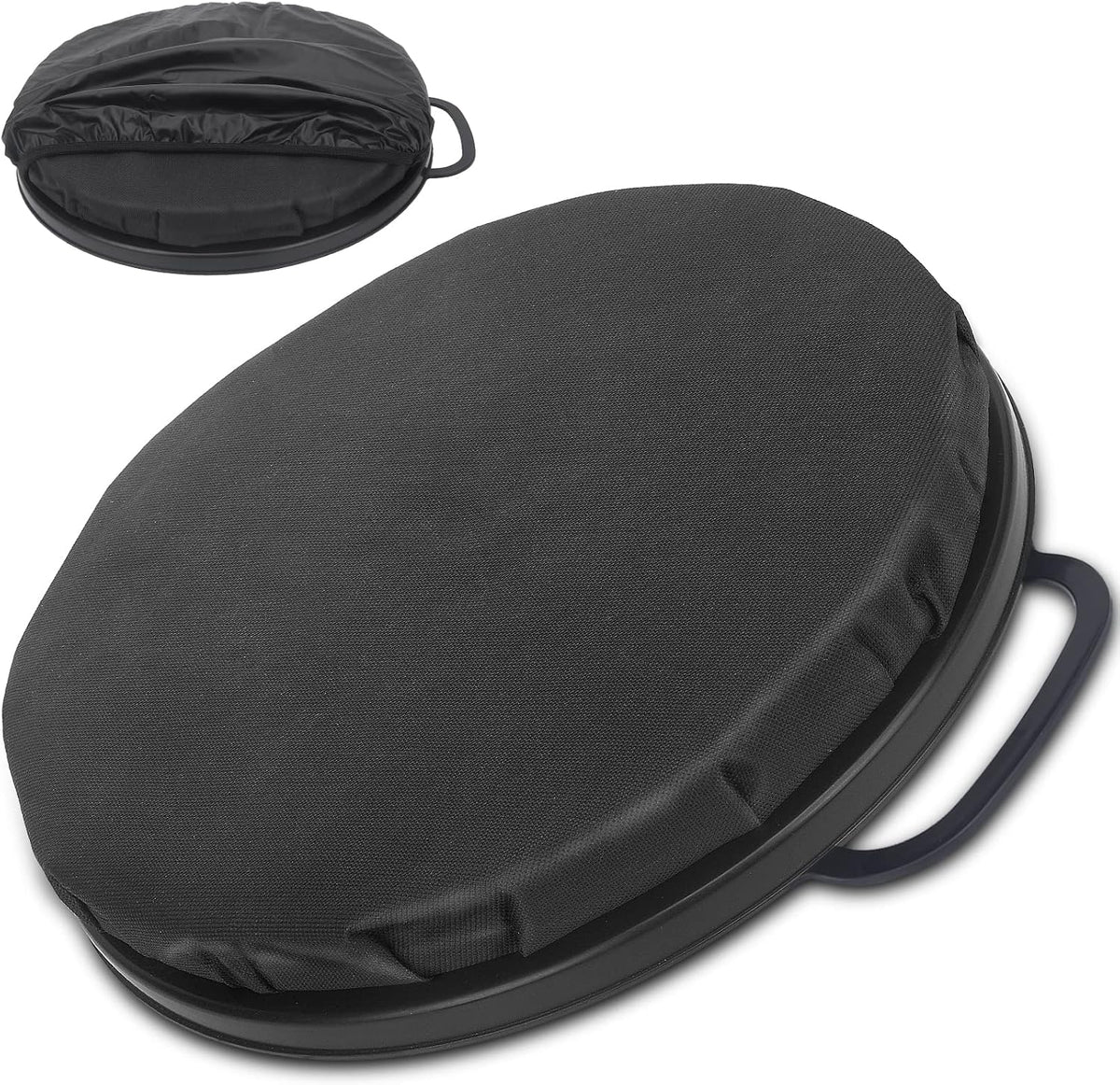 WarBull 5 Gallon Bucket Seat, 360-Degree Swivel Seat Foam Cushion Bucket Seat Lid with Waterproof Cover for Dove Duck Hunting, Fishing, Baseball, Gardening and Camping