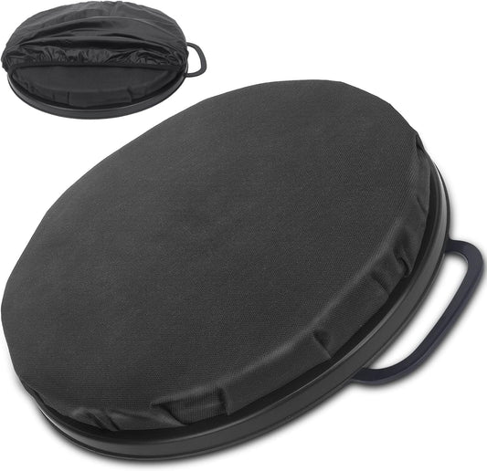 WarBull 5 Gallon Bucket Seat, 360-Degree Swivel Seat Foam Cushion Bucket Seat Lid with Waterproof Cover for Dove Duck Hunting, Fishing, Baseball, Gardening and Camping