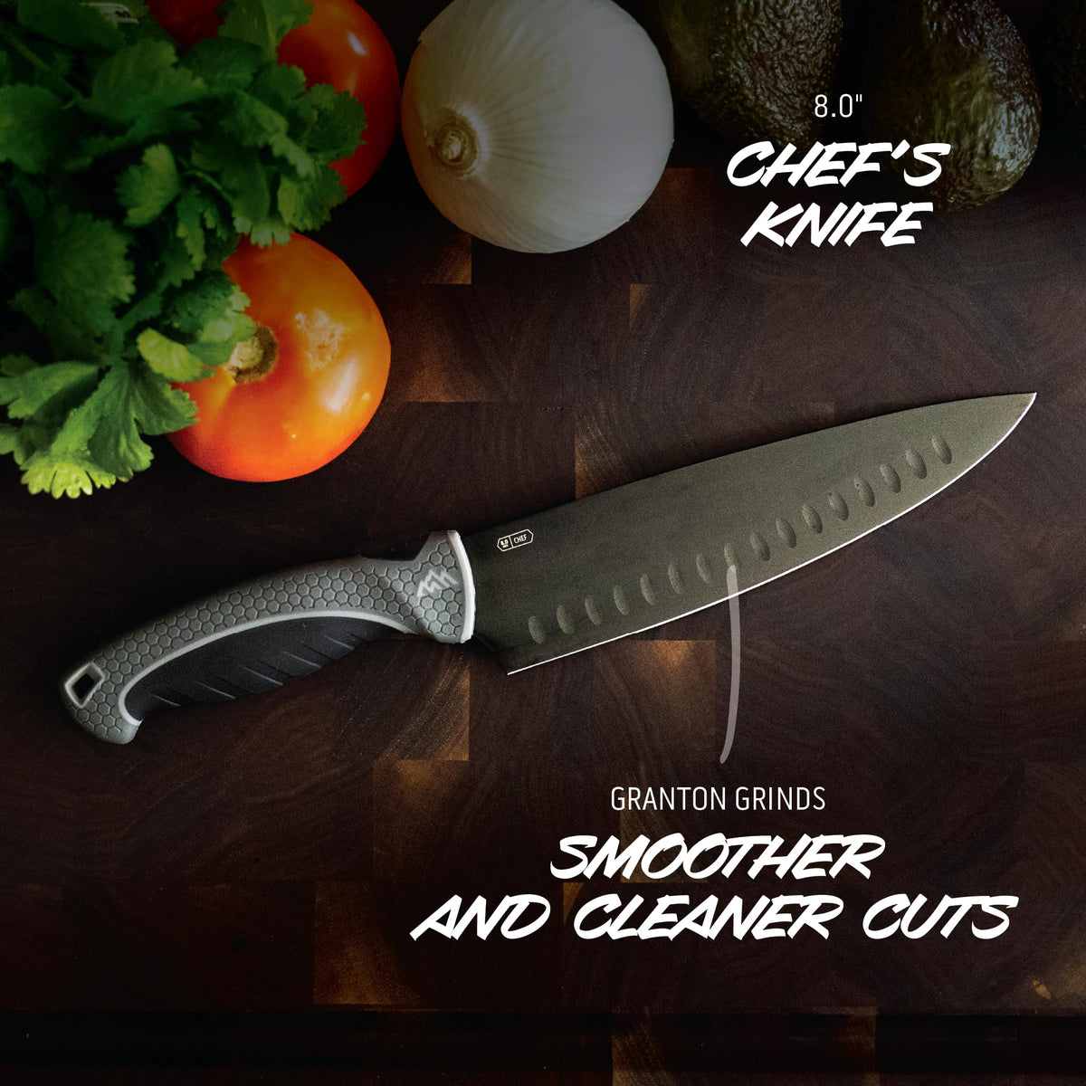 OUTDOOR EDGE ErgoMax 6-Piece Professional Game Processing Knife Set - Caping & Boning Knives, Skinning Knife, Butcher, Elite Big Game, Elk & Deer Hunting Gear, Perfect Field Dressing Knife Set
