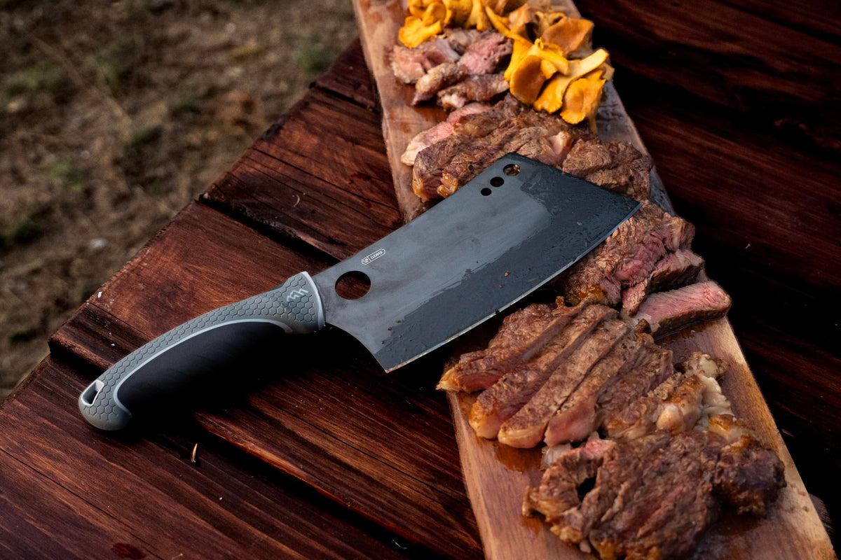 OUTDOOR EDGE ErgoMax 6-Piece Professional Game Processing Knife Set - Caping & Boning Knives, Skinning Knife, Butcher, Elite Big Game, Elk & Deer Hunting Gear, Perfect Field Dressing Knife Set
