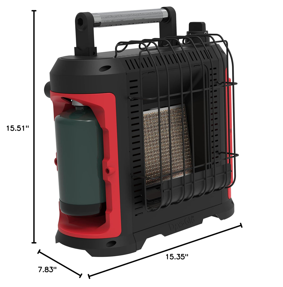 Dyna-Glo 10K BTU Grab N Go Portable Propane Heater - Green