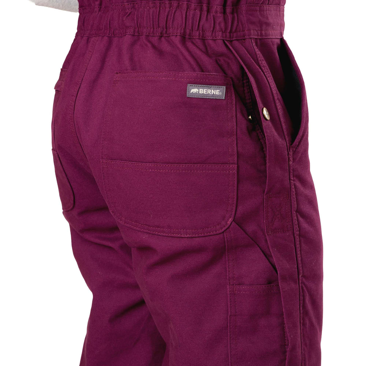 Berne Women's Softstone Duck Insulated Bib Overall