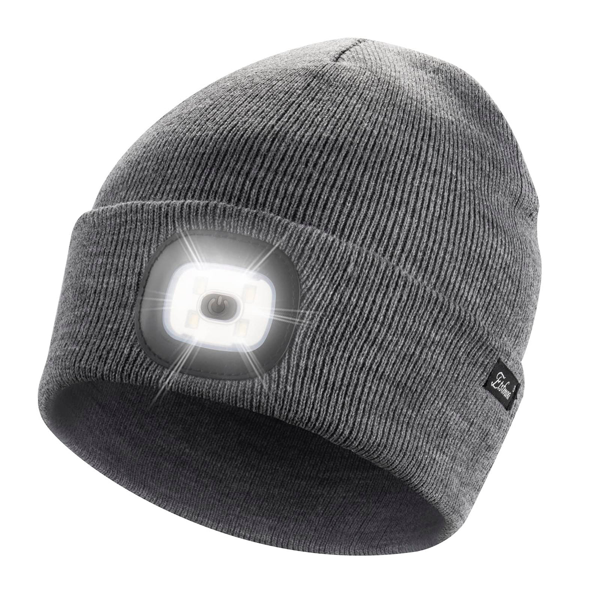 Etsfmoa Unisex Beanie with The Light, Gifts for Men Dad Father Winter Caps