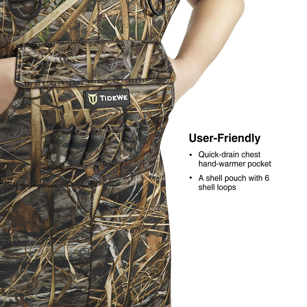 TIDEWE Chest Hunting Waders for Men, Waterproof Neoprene Waders