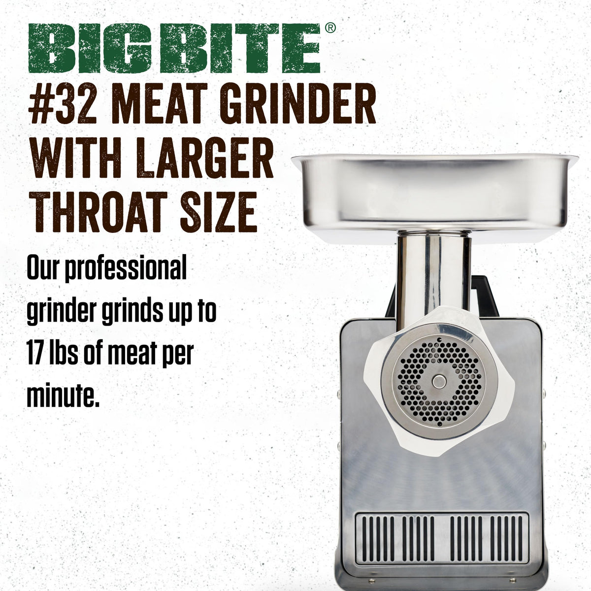LEM Products BigBite #8 Meat Grinder, Electric Meat Grinder