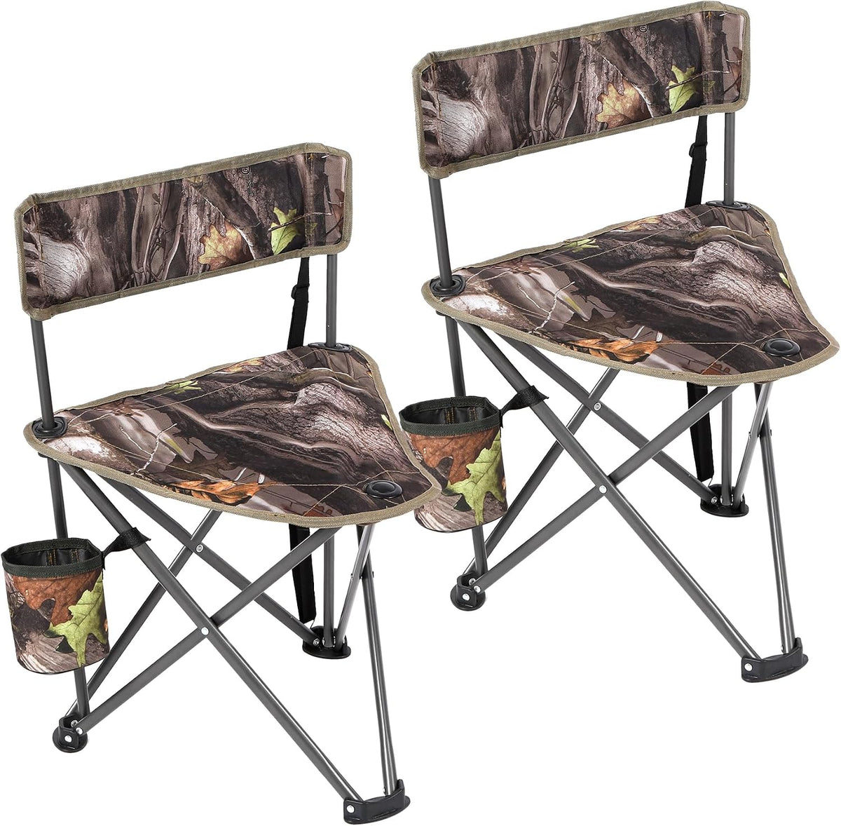 REDCAMP 2 Pack Tripod Hunting Chairs for Blinds
