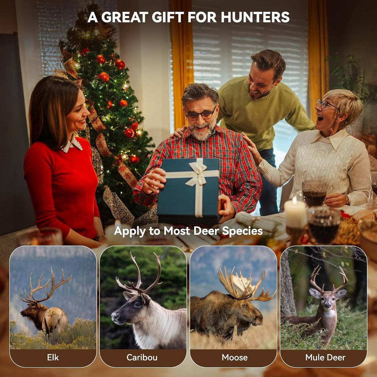 GearOZ Deer Hanger, Elk Hoist Pulley Lift System with Gambrel