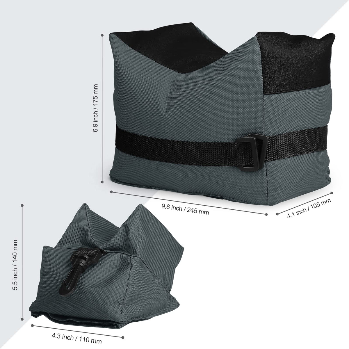 Twod Outdoor Shooting Rest Bags -Stand Holders Target