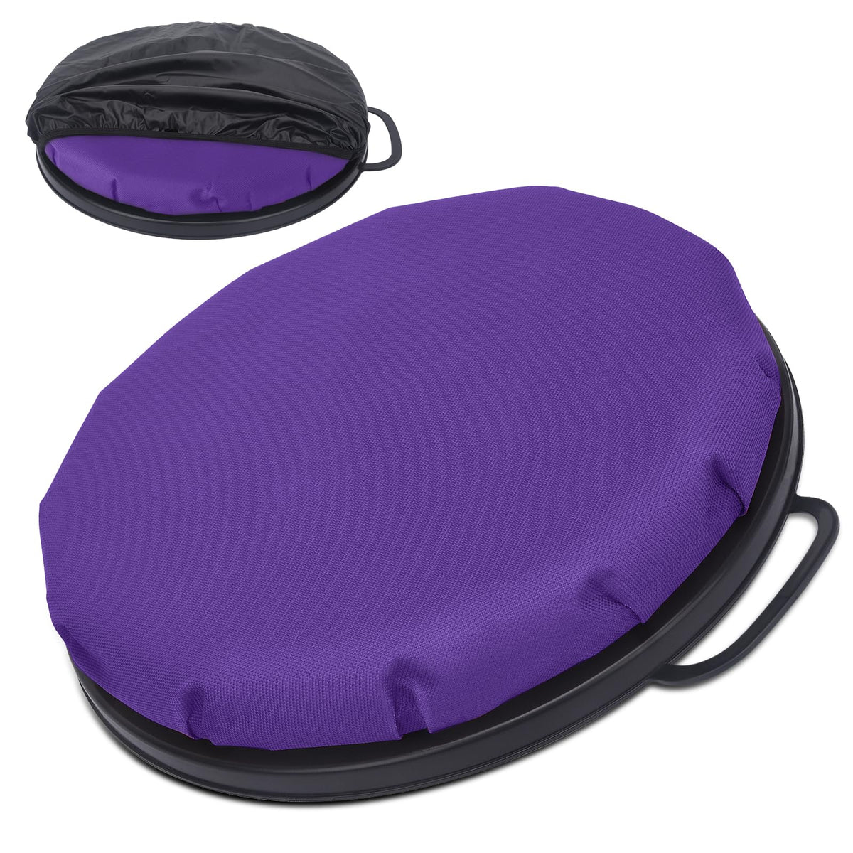 WarBull 5 Gallon Bucket Seat, 360-Degree Swivel Seat Foam Cushion Bucket Seat Lid with Waterproof Cover for Dove Duck Hunting, Fishing, Baseball, Gardening and Camping