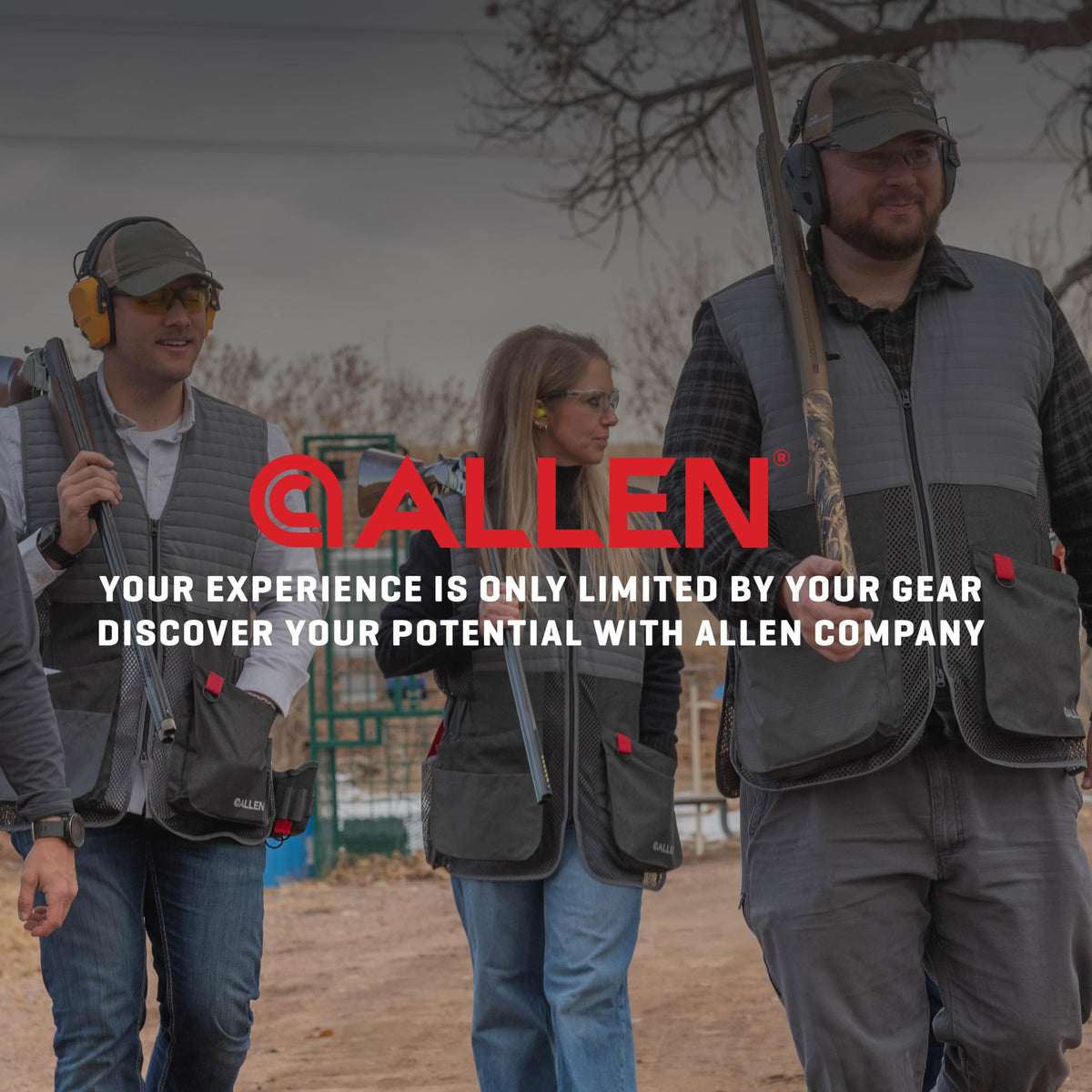 Allen Company Shotgun Shell Pouch - Clay, Trap and Skeet Shooting Accessories - Hunting and Gun Range Gear - Soft Canvas Design - Shotgun Shell Holder - Lightweight