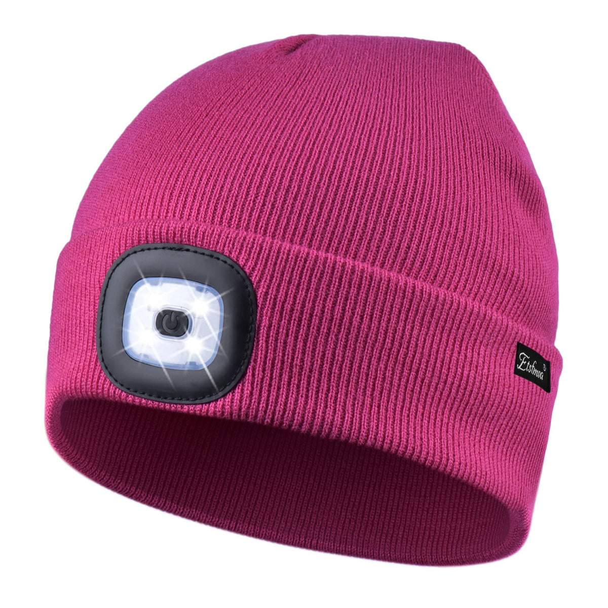 Etsfmoa Unisex Beanie with The Light, Gifts for Men Dad Father Winter Caps