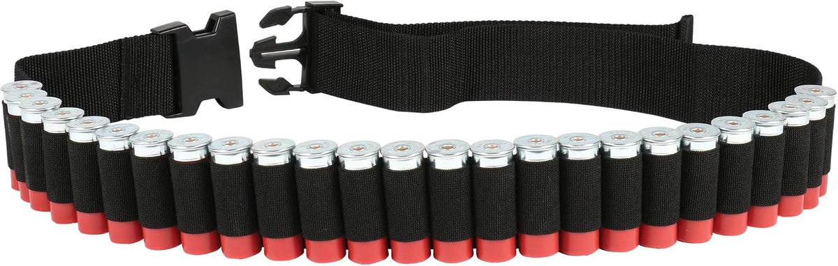 Allen Company Shotgun Shell Belt Holder, Holds 25 Shells, Black